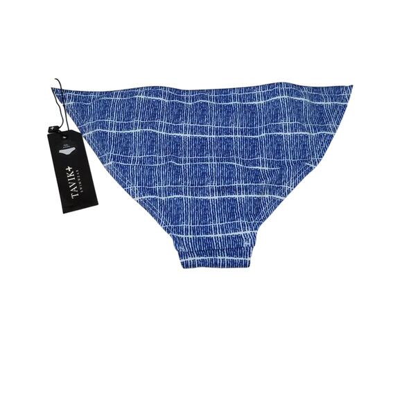 TAVIK Antic Off the Grid Pacific Blue Full Bikini Bottom Sz S NWT - Picture 2 of 5